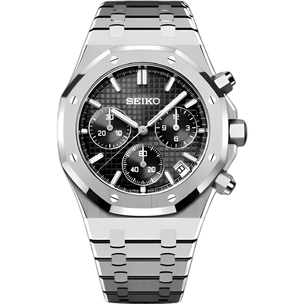 Seikoak | Black Chronograph