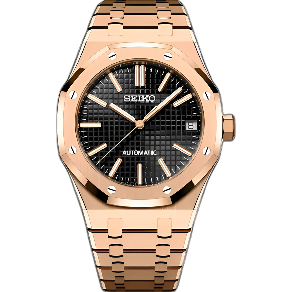 Seikoak | Black and Rose Gold