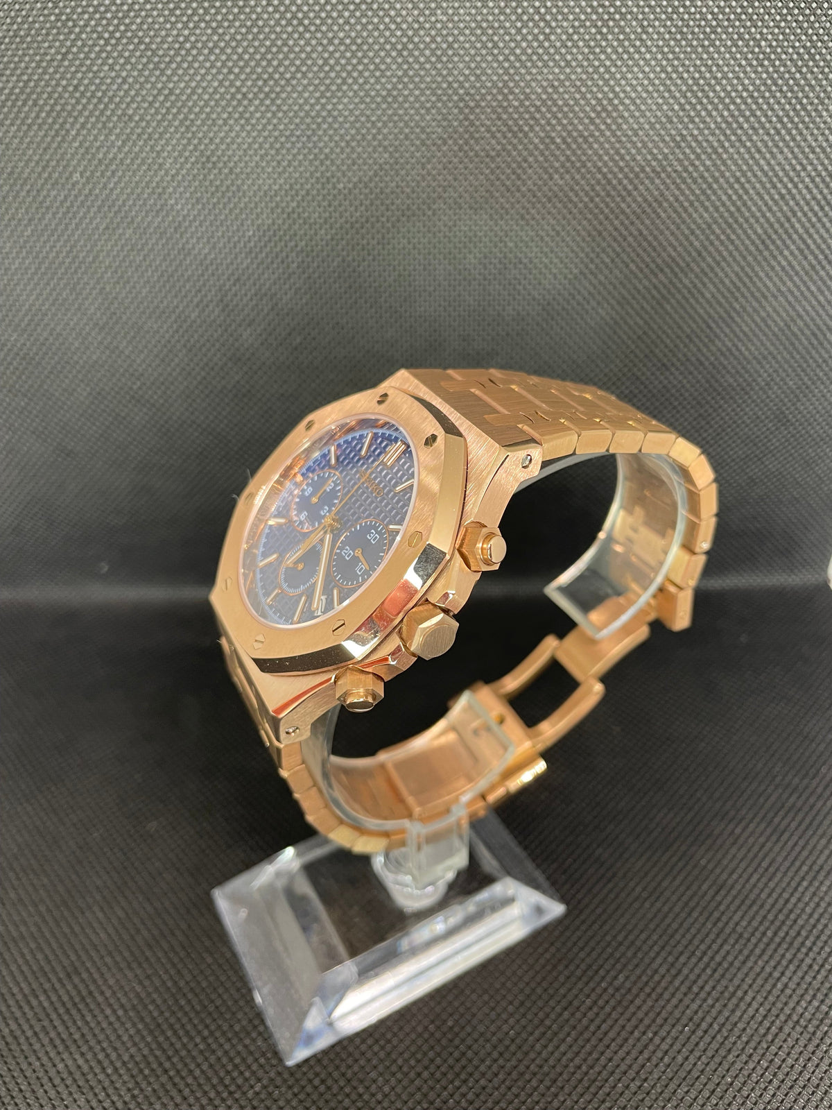 Seikoak | Chronograph Rose Gold Blue