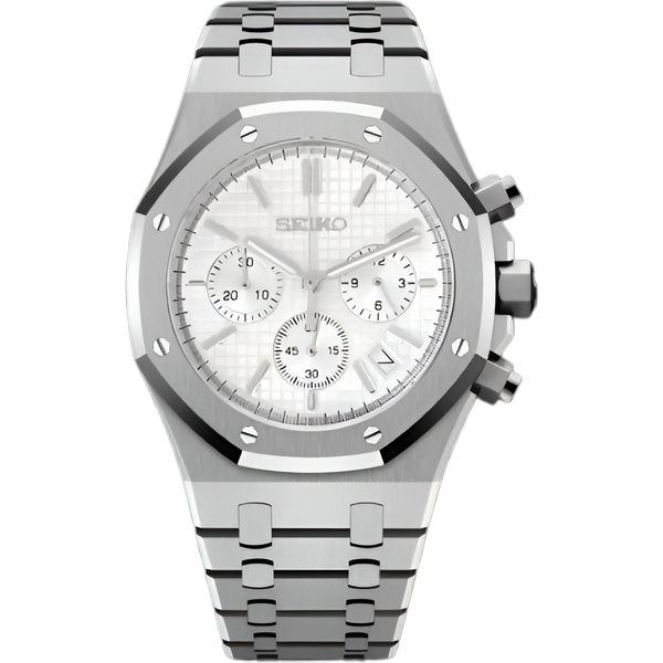 Seikoak | White Chronograph