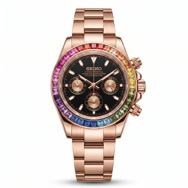 Seitona | Rainbow Rose Gold