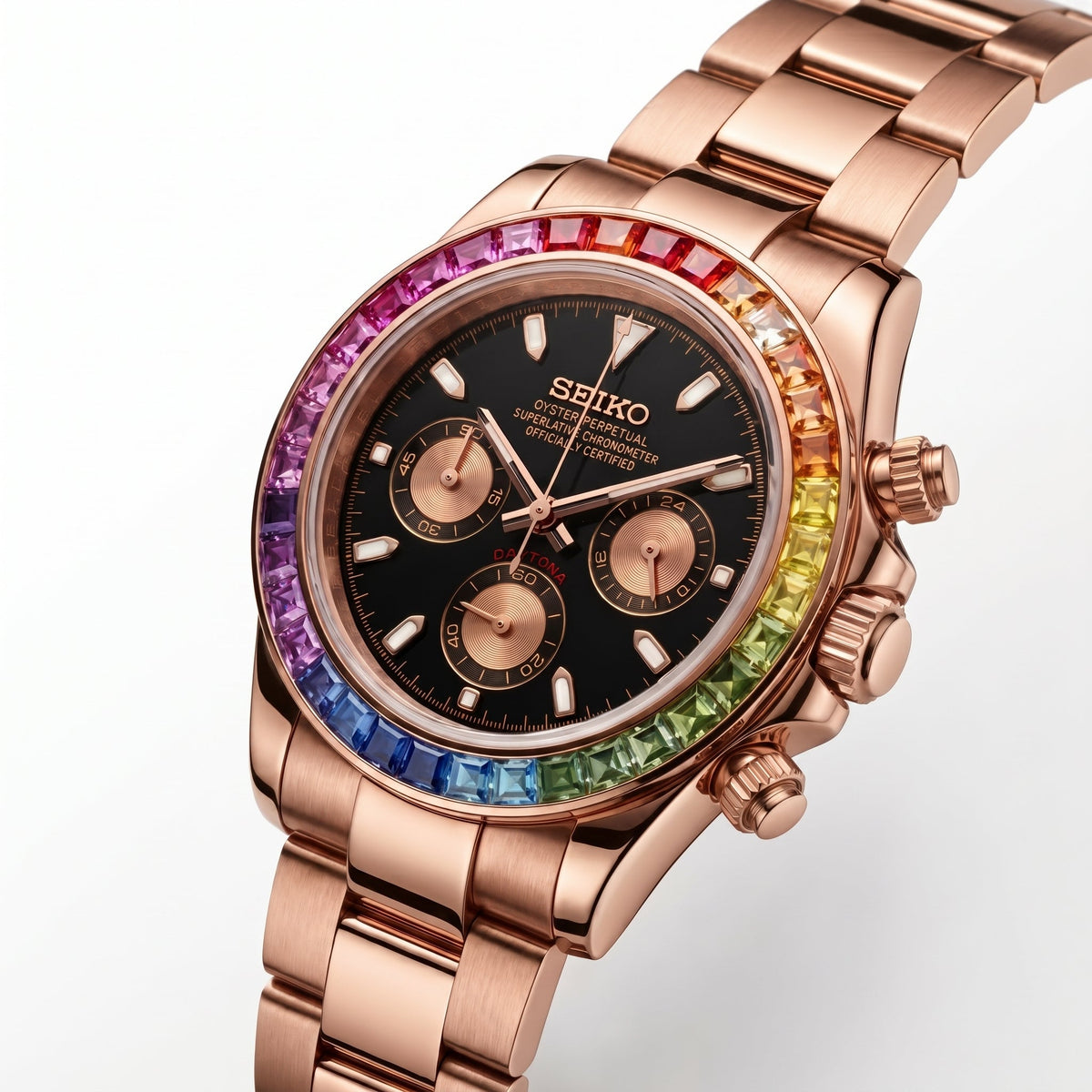 Seitona | Rainbow Rose Gold